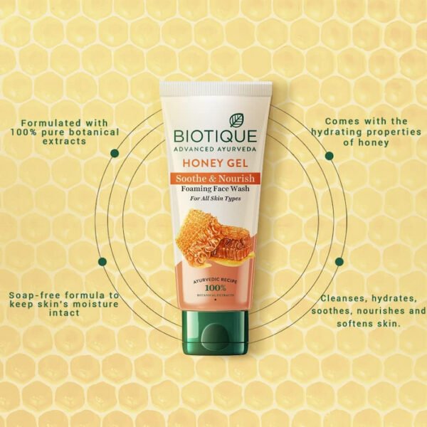 Biotique Honey Gel Foaming Face wash 150ml