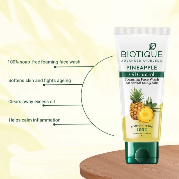 Biotique Pineapple Oil Control Foaming Face Wash 150ml