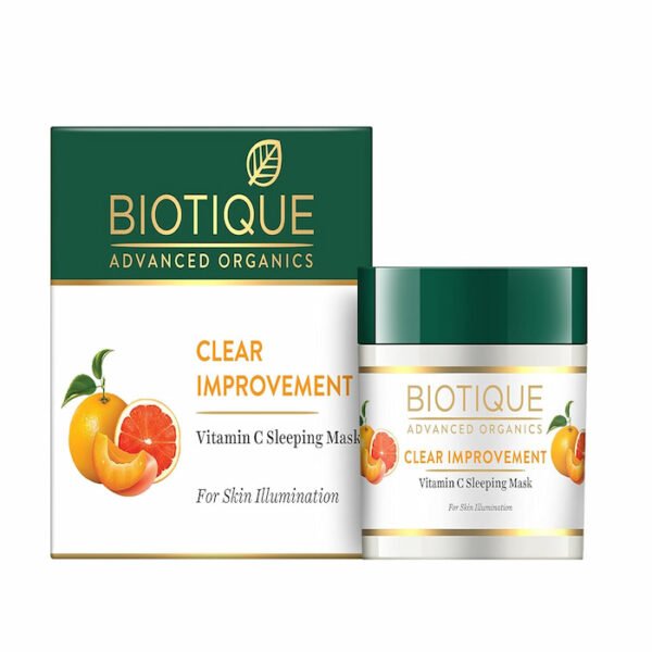 Biotique Vitamin C Sleeping Mask 50gm (1) Biotique Vitamin C Sleeping Mask 50gm