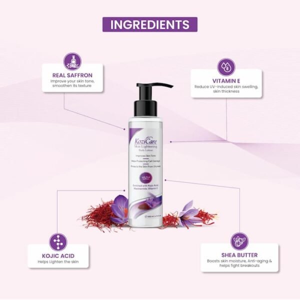 Kozicare Saffron Body Lotion 200ml